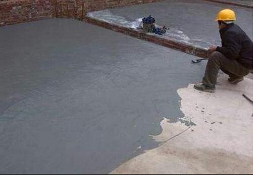 JS防水涂料施工現場